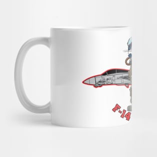 Grumman F-14 Tomcat Pilot - Air Boss Mug